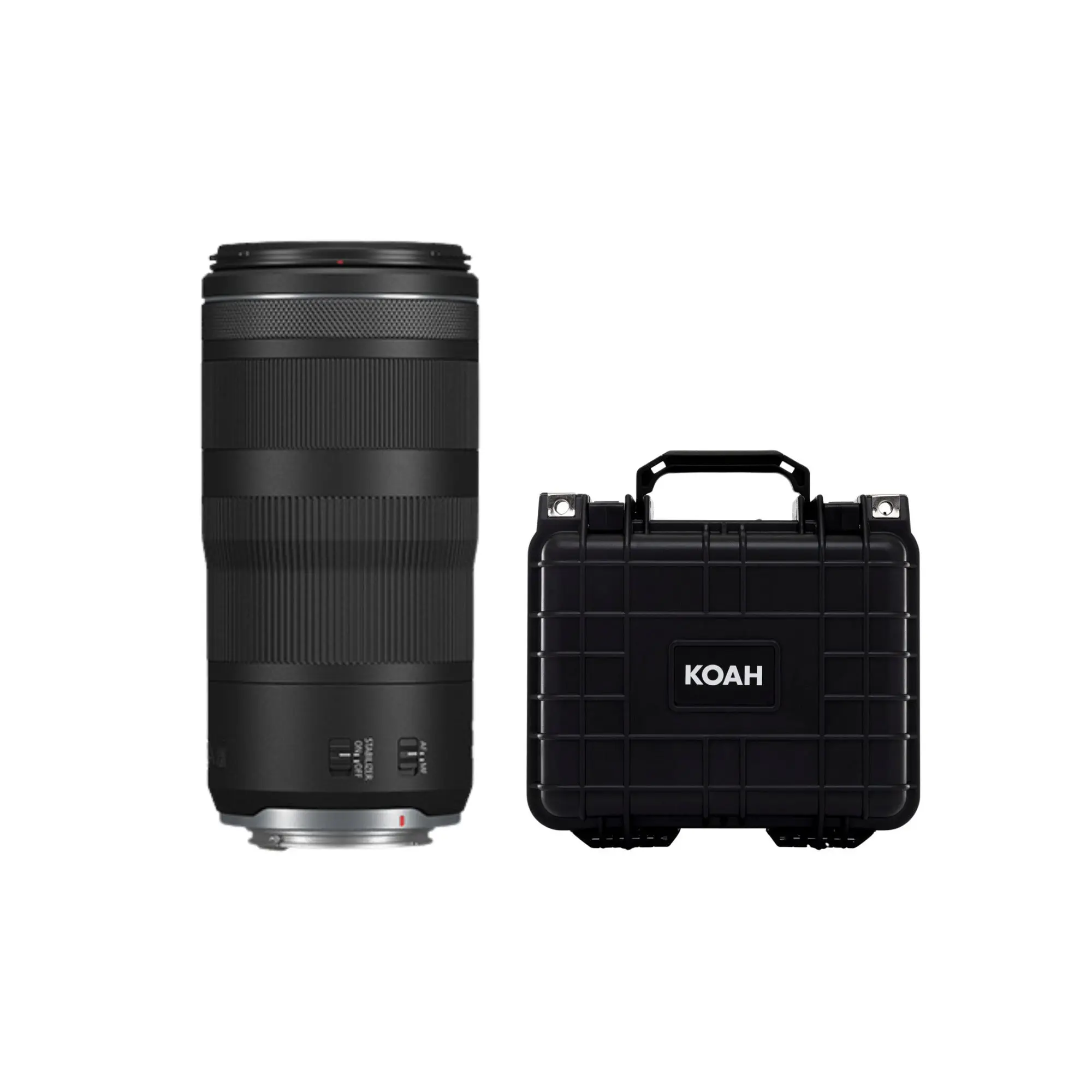 Canon RF 100-400mm f/5.6-8 IS USM Mirrorless Auto Focus Camera Lens for EOS R Series, with Control Ring, Water Proof Hard Case Bundle