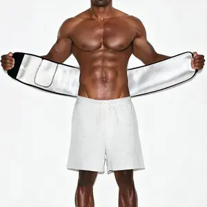 Premium Waist Trimmer & Trainer Belt for Men and Women, Sweat-Enhancing Wrap for Stomach, Adjustable Fit, Ideal for Fitness Goals