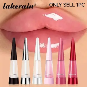 lakerain 1 Counts Instant Lip Plumper High-Shine Lip Oil, Plumping Lips, Boosts Volume for Fuller-looking Lips, Deep Hydration & Long-Lasting Moisture, Provides Gentle Care for All-Day Softness, Suitable for All Skin Types, Women's Lip Care Products