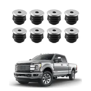 VEVOR Body Mount Bushing Kit, Compatible with 2008-2016 F250 F350 Super Duty, 60 PCS Polyurethane Body Mount Kit, Quick Replacement, Durable Components for Improving Bumpy Driving Performance, Black