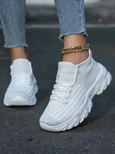 Women's shoes Closed RunnerTrainerSports Shoes workout whites neakers Running Lightweight insole Casual Cirls