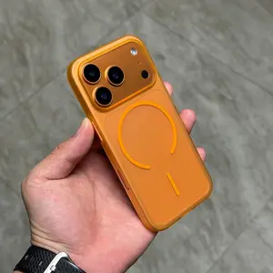 Luxury Matte for Magsafe Hard PC Case for iPhone 14 15 16 17 Pro Max Plus 13 Air Magnetic Wireless Charging Ultra Thin Cover