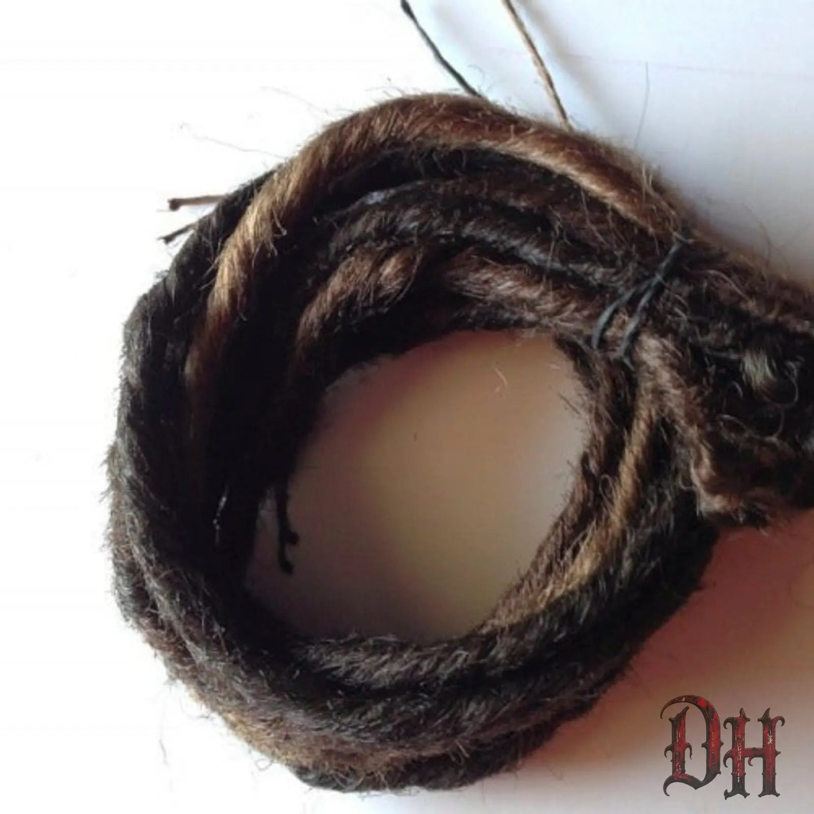 10 SE Single Ended Medium Dark Brown Dreads Dreadlocks Hair Extensions