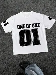 Men's Fashion Digital Pattern Print T-Shirt, Stylish Casual Tee for Men, Comfortable and Trendy Apparel, Perfect for Everyday Wear