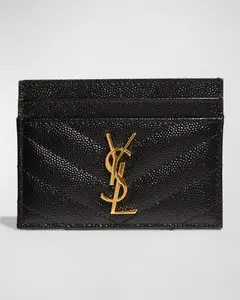 Pre-owned YSL leather Bag Accessories Card holder