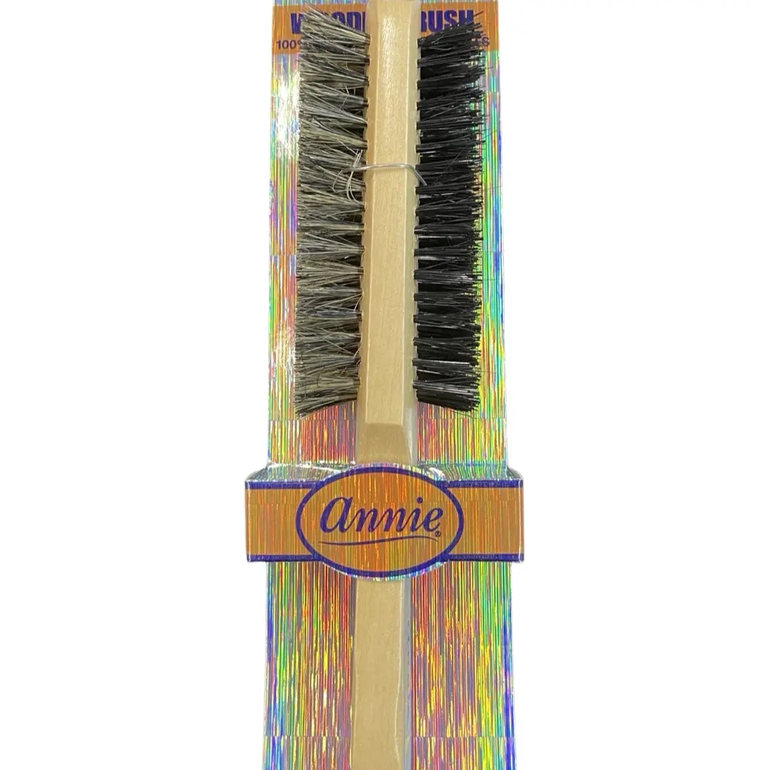 Annie Two Way Wooden Brush Soft And Hard