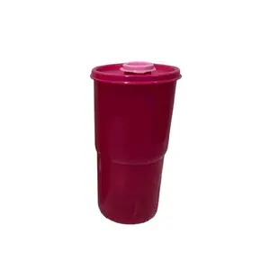 Tupperware  32oz Pink Cup Reusable Portable Durable Green Color Drinkware for Everyday Use and Occasional Outings - Bottle