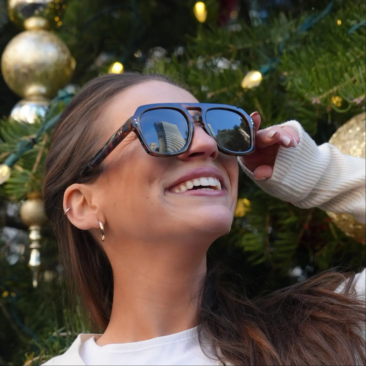 Retro Thick Polarized TAC Aviator Sunglasses Tanner Sunglasses | Brown Aviator Sunglasses | Kraywoods main image 4