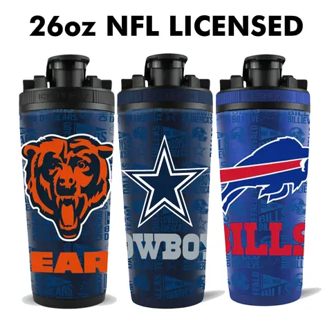 Officially Licensed NFL 4D 26oz Ice Shakers