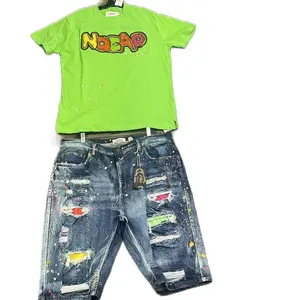 Men's 2 Piece Set - Blue Jeans - Available in 2 Colors - Casual Style for Men - Gamis, Menswear, Suits, Trouser, Pants, Formal, Clothes