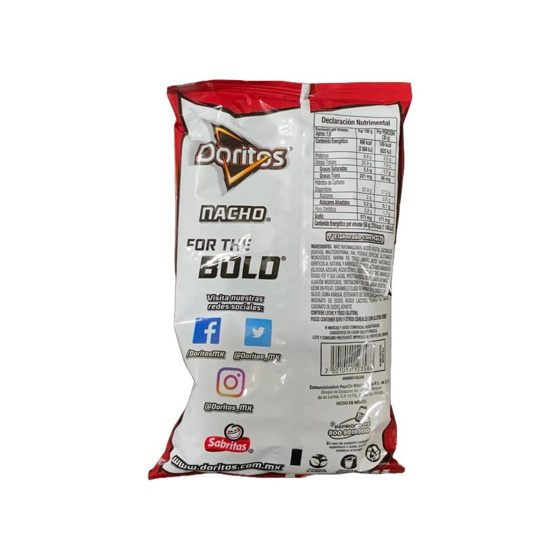 Doritos Nacho 10 pack Normal Size Bags - Crispy & Crunchy Mexican Chips for Quick Snack Enjoyment