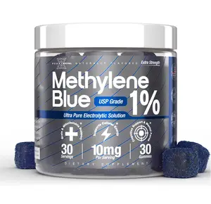 Peak Revival Methylene Blue Gummies 10mg Per Serving, Supports Cognitive Function, Cellular Energy & Mental Focus | USP Grade 1% | 30 Gummies