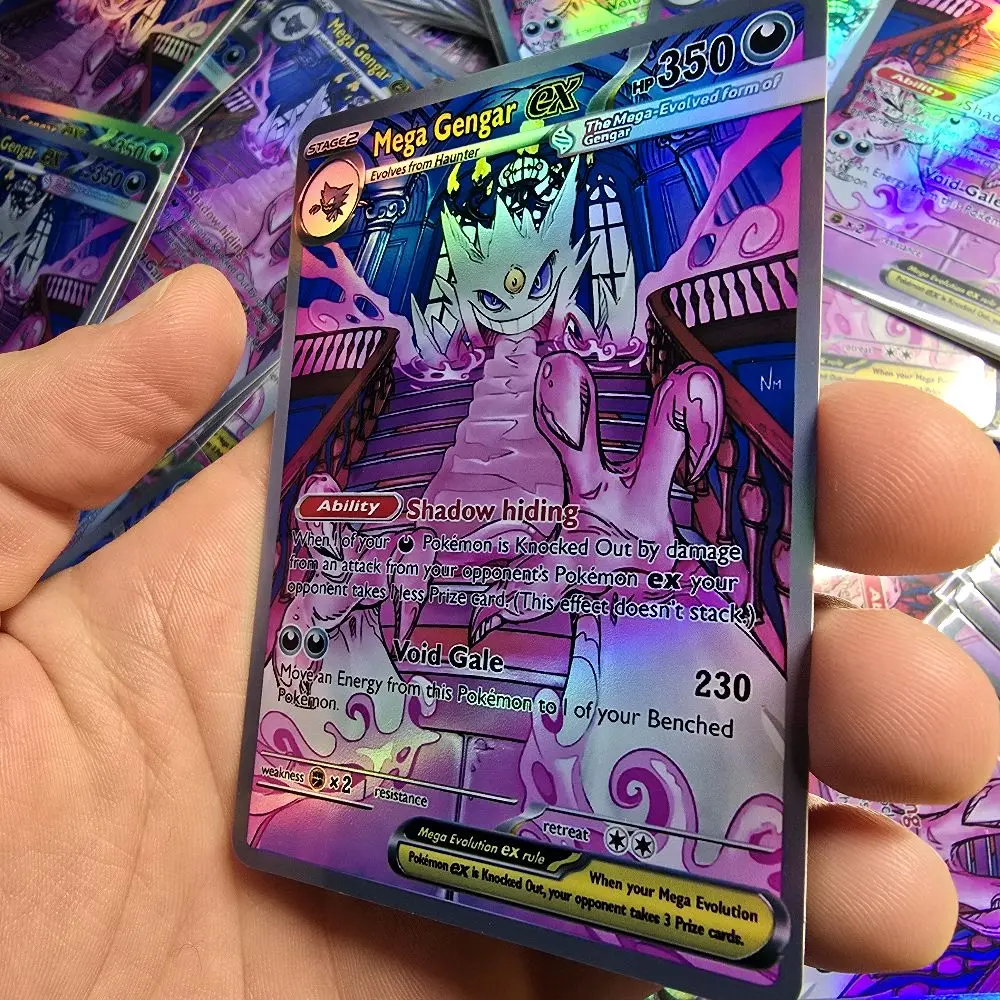 Mega Gengar EX Haunted Mansion Custom Card | Multiple Holo / Textured  Finishes - TikTok Shop