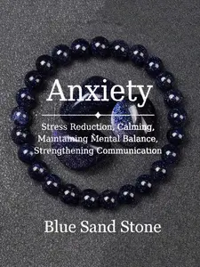 This Handmade Natural Black Obsidian Beaded Bracelet Is Suitable For Both Men And Women. It Helps Relieve Stress, Is Suitable For Daily Wear, And Can Soothe Anxiety. At The Same Time, It Also Makes A Beautiful Holiday Gift.