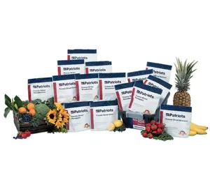 4Patriots Fruit, Veggie & Snack Emergency Food Supply: Designed to Last 25 Years, 120 Servings