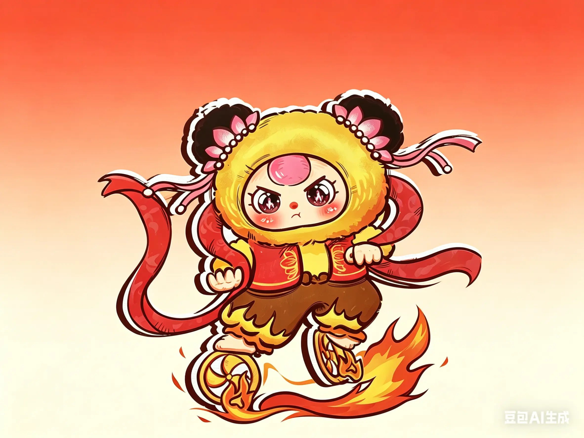 Babythree - Nezha 400% Limited Plush Toy Doll BlindBox Collection