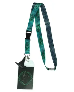 Wicked Lanyard Elphaba Witch Hat Rubber Charm Breakaway ID Badge Holder with 2" Rubber Charm