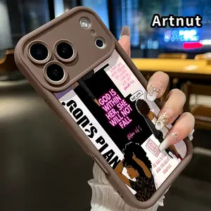 God Within Her Pattern Phone Case for iPhone 17 Pro Max Air Promax Matte TPU Drop-Proof Rugged Durable Soft Bumper Cover Gift for Girl