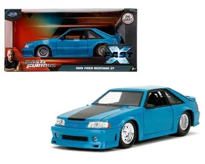 Jada 1:24 1989 Ford Mustang GT – Blue – Fast and Furious: Fast 10 X