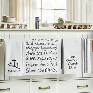 Words Of Faith Tea Towel Set of 3