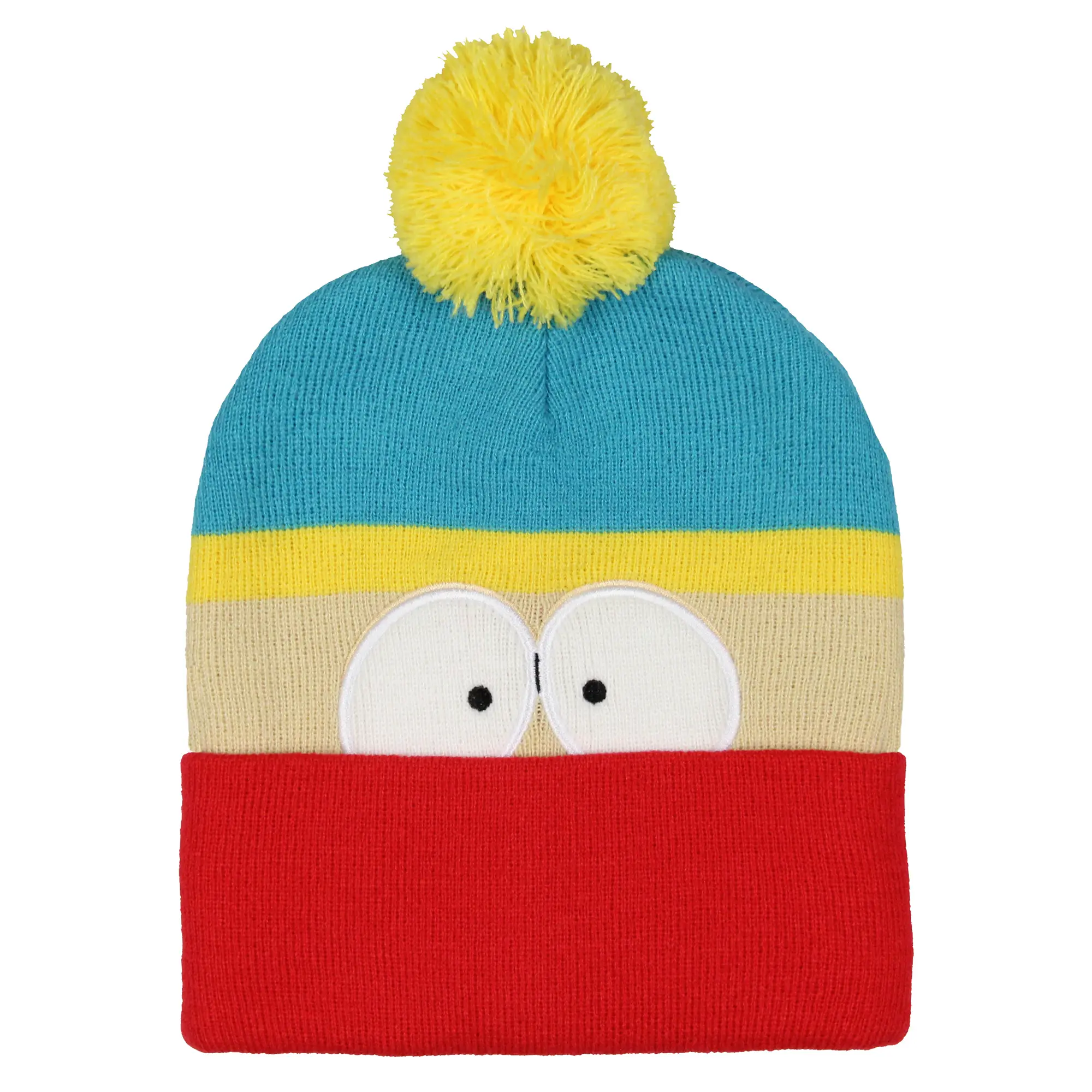 South Park Big Face Cuff Knit Beanie Hat Cap - 4 Styles Available Cartman, Towelie, Kenny, and Stan