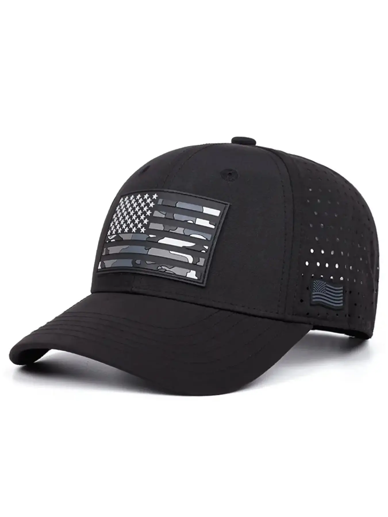 2026 New Personalized Hip Hop Hat, Fashionable Hats, Offset Printing American Flag Baseball Cap Adjustable Snapback Street Fashion Unisex Breathable Mesh Hat