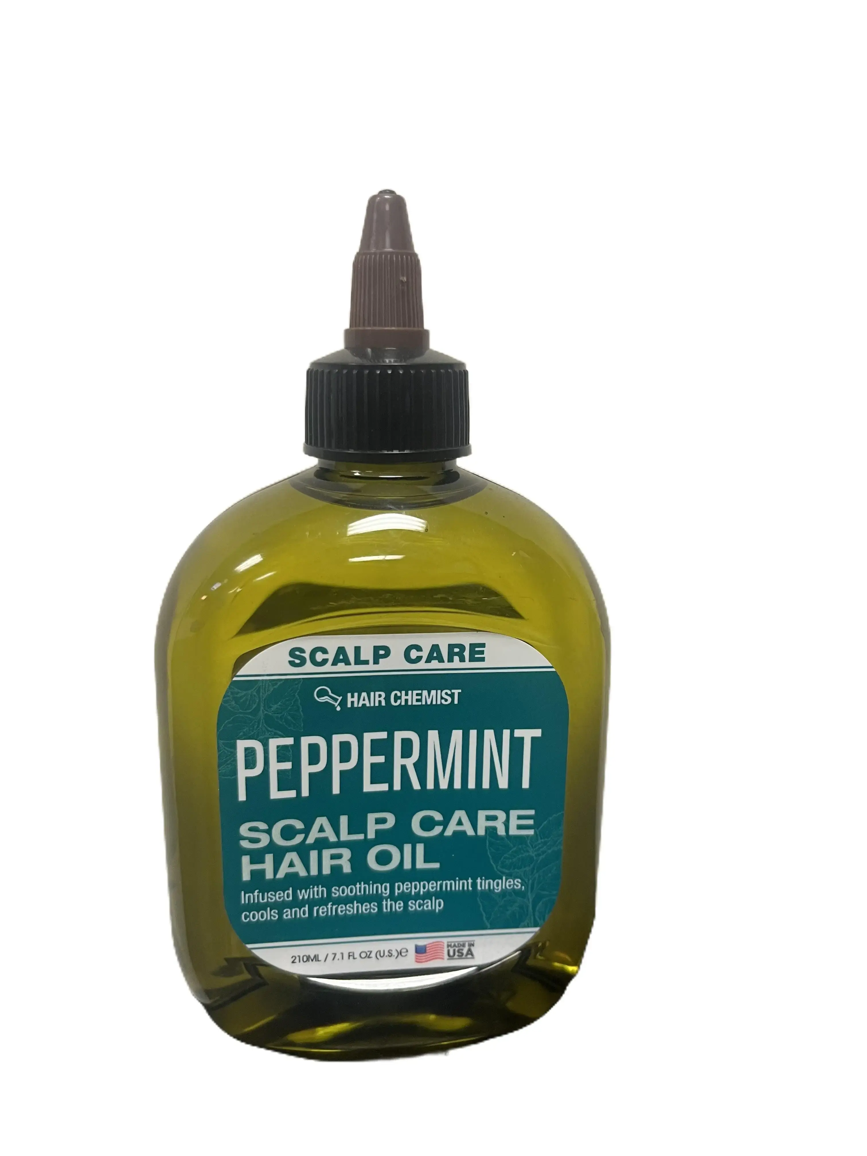 Hair Chemist Peppermint Scalp Care Hair Oil - Infused with Soothing Peppermint Oils for Cooling and Refreshing the Scalp Haircare