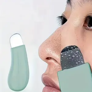 Tools for Blackhead Removal - 3 color options, gentle facial pore cleanser for blackheads, manual skin care brush with textured surface, light green handle, easy to hold, pore cleaning accessories, Beauty Tools