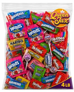 Pinata Candy Mix- Assorted Candy Variety Pack - 4 lb - Individually Wrapped - Piñata Stuffers - Bubble Gum, Fruity Sweets, Chewy Candies  - Bulk Individually Wrapped (Candy Selection May Vary From Picture)