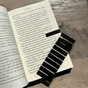 Black Annotating Tabs Perfect for Annotating - Simple and Effective Reading Aid