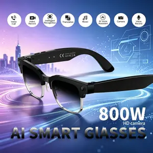 2026 New Smart Ai Camera Glasses, 800w Pixel Auto Light Change, UV Protection, Hands-Free Video Recording, Real-Time Translation, Travel Friendly