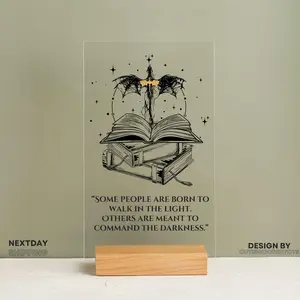 Fourth Wing Plaque with Quote, Custom Fourth Wing Bookshelf Decor, Basgiath Plaque, Dragon Rider Plaque, Fourth Wing Merch, Bookish Gifts