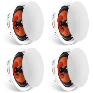 VEVOR 2 PCs 6.5'' Bluetooth in Ceiling Speakers, 150W, Flush Mount Ceiling in-Wall Speaker System with 8Impedance 89dB Sensitivity, for Home Kitchen Living Room Bedroom or Covered Outdoor PorchesVEVOR Super Brand Day