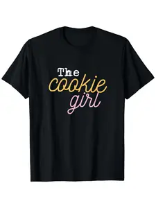 The Cookie Baking-Themed T-Shirt for Bakers & Cookie Decorators - 100% Cotton 180gsm Regular Fit Unisex Tee with Vibrant Print, All-Season Casual & Active Wear for Running, Gym, Parties (Sizes S- Comfortable Sports enthusiast tee, Moisture-Wicking Sports