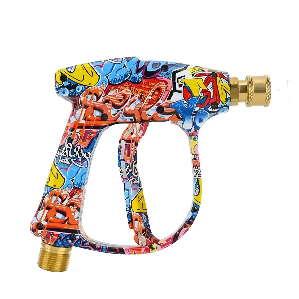 High Pressure Washer Gun, Compatible with 1/4'' Quick Connect &M22-14 , Professional Can Withstand Pressure2175 Psi Car Wash Sprayer, Home & Professional Use, Car Washing Tool, Car Wash Equipment