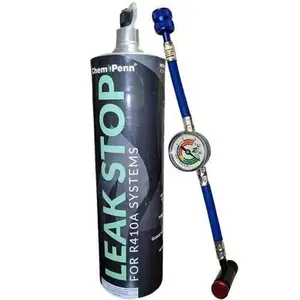Leak Stop R410a Refrigerant with Leak Stop 1.8lb Kit Gauge Included for air conditioner SAME DAY SHIPPING!!