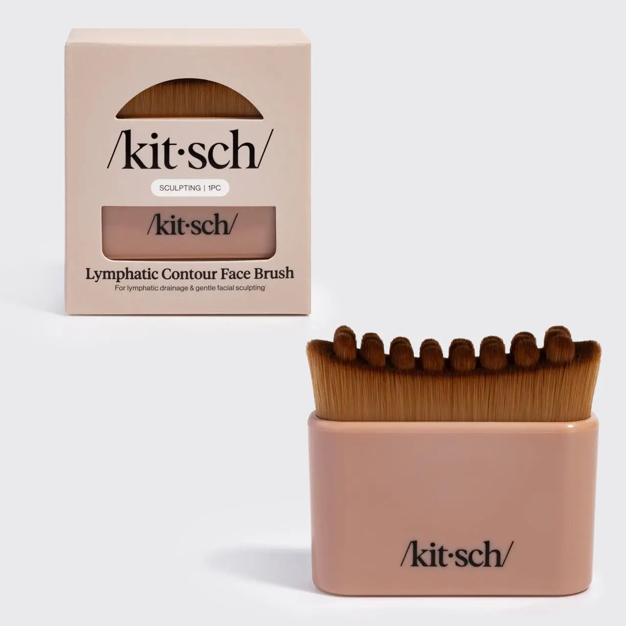 Terracotta Lymphatic Contour Face Brush