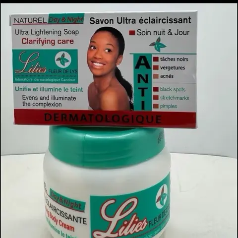 1 pcs cream 1 pcs soap
