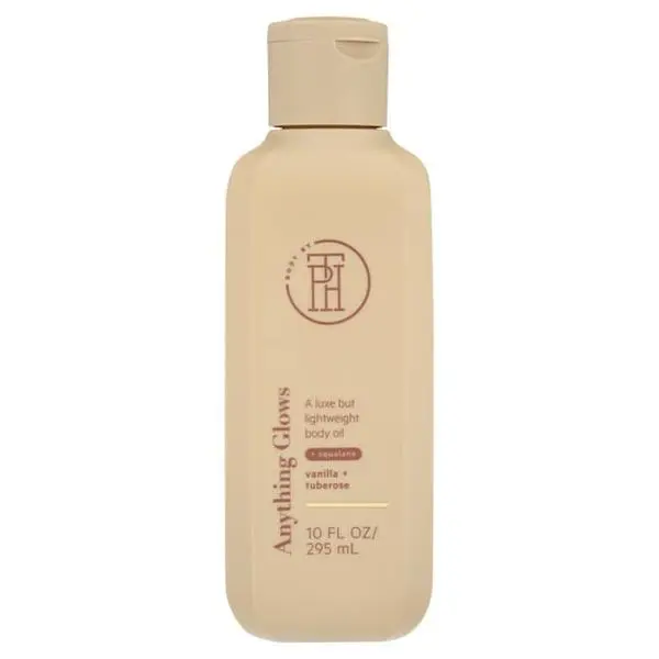 BODY by TPH Anything Glows Body Oil for Dry Skin for Women & Men, 10 oz.