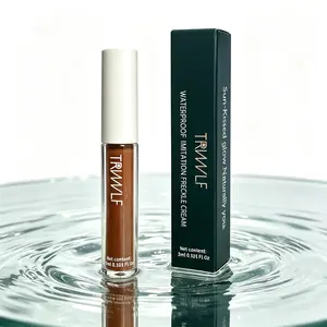TRVWLF 3ml Alcohol-Free Liquid Faux Freckle Pen with Brush - Chamomile-Infused Cosmetic, Waterproof, Long-Lasting, Natural Sun-Kissed Look, Single Item for All Skin Types