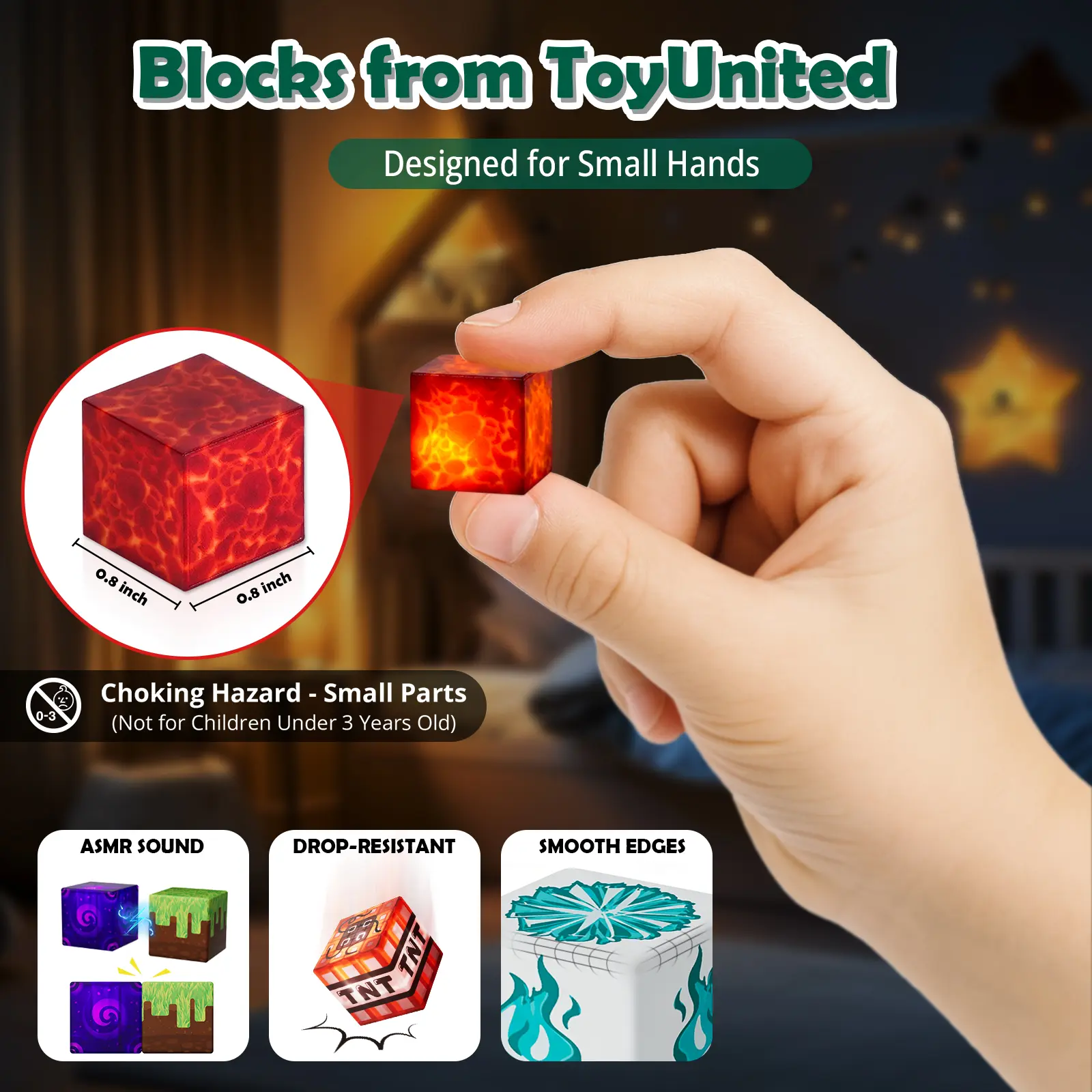 200PCS Magnetic Blocks with 8 Base Plate - 24PCS Light Blocks