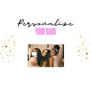 Personalized Card - CC Skin - CC Sticker - Waterproof