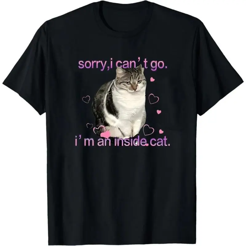 I'm an Inside Cat  Funny Tee for Men and Women, Unhinged Graphic Tees, Funny Sweatshirt Exchange