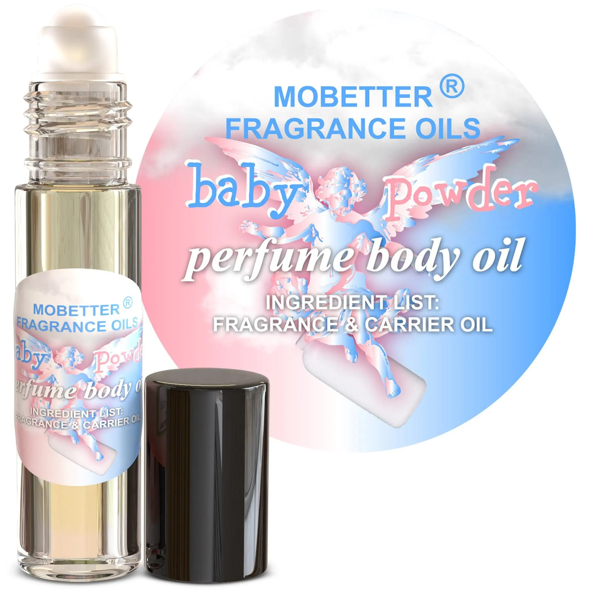 MOBETTER FRAGRANCE OILS Baby Powder Perfume Body Oil for Unisex