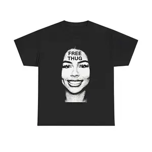 Vintage Thug Graphic T-Shirt Casual Classic Cotton Retro Top Comfy Tee Tshirt Streetwear Menswear Day