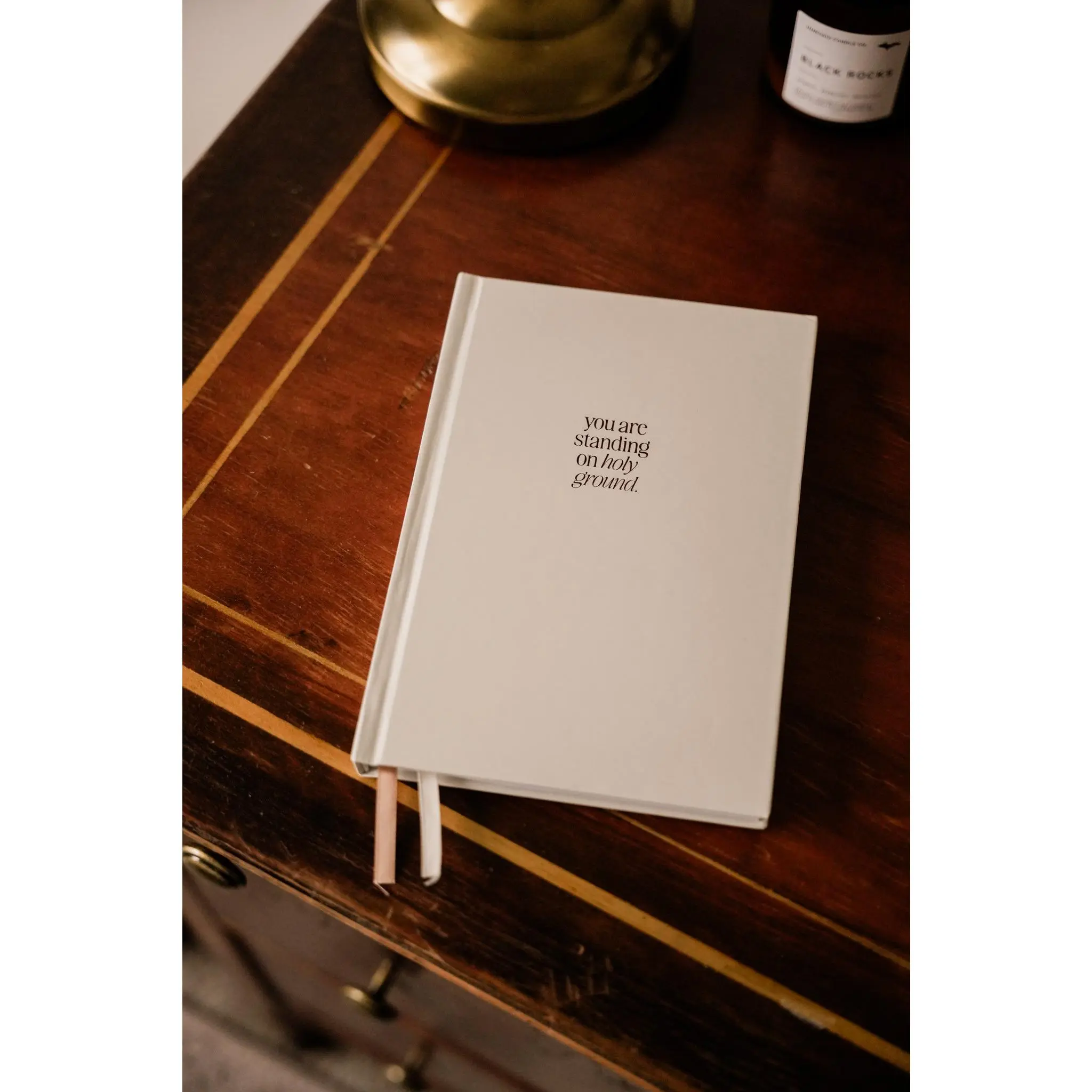 Perfect Bound Prayer Journal Holy Ground, Catholic Prayer Journal for Women, 6x8 Christian Writing Notebook, 160 Lined Pages, Floral Faith Journal, Bible Study Notebook, Scripture Reflection Gift by Blessed Is She