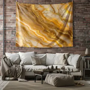 Luxury Marble Pattern Decorative Tapestry, Photo & Party Backdrop, Large Room Divider, Covers Clutter & Electrical Switch, Ideal Housewarming Christmas Birthday Gift