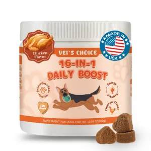 Vet's Choice All-in-One Daily Boost for Dogs | 120 Soft Chews | Two Formulas: All Ages & Senior | Vitamin Supplements for Skin, Digestion & Mobility
