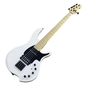 5-string bass guitar, maple fretboard, basswood body, 24 frets，maple neck