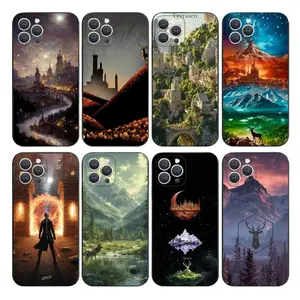 Throne Of Glass Hot Novel Phone Cases For iPhone 17 Promax 16 15 14 13 12 11 Pro Max Plus Air Soft Silicone Black TPU Shockproof Cover Protection Best Gift of Birthday Christmas Halloween